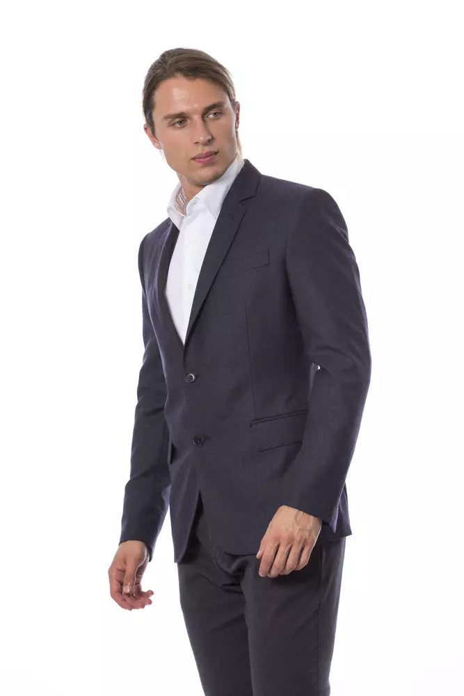 Verri Blue Wool Men's Blazer