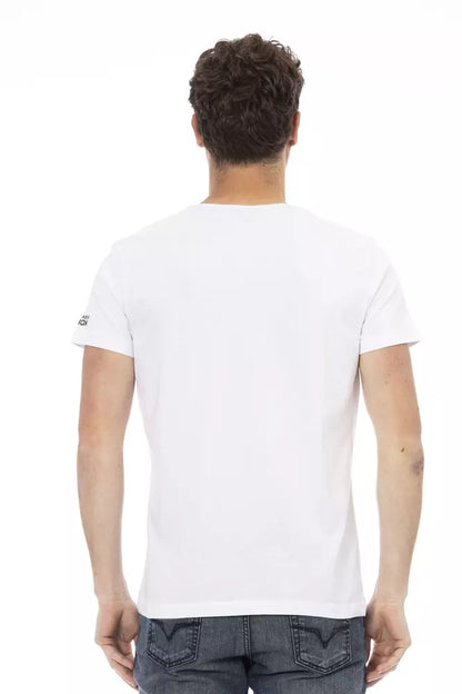 Trussardi Action White Cotton Men's T-Shirt