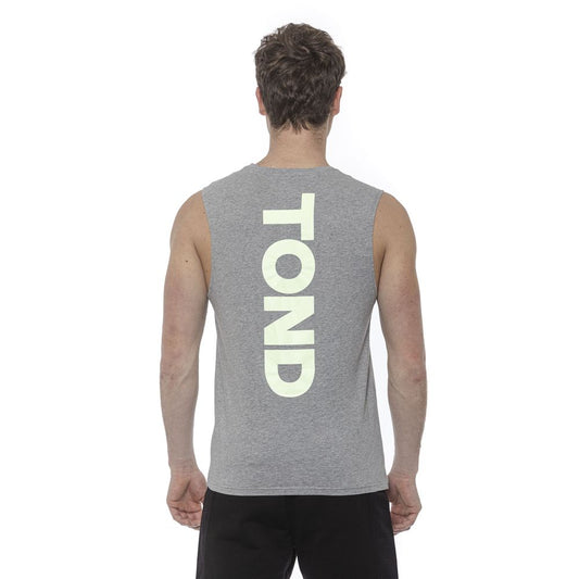 Tond Gray Cotton Men's Tank Top