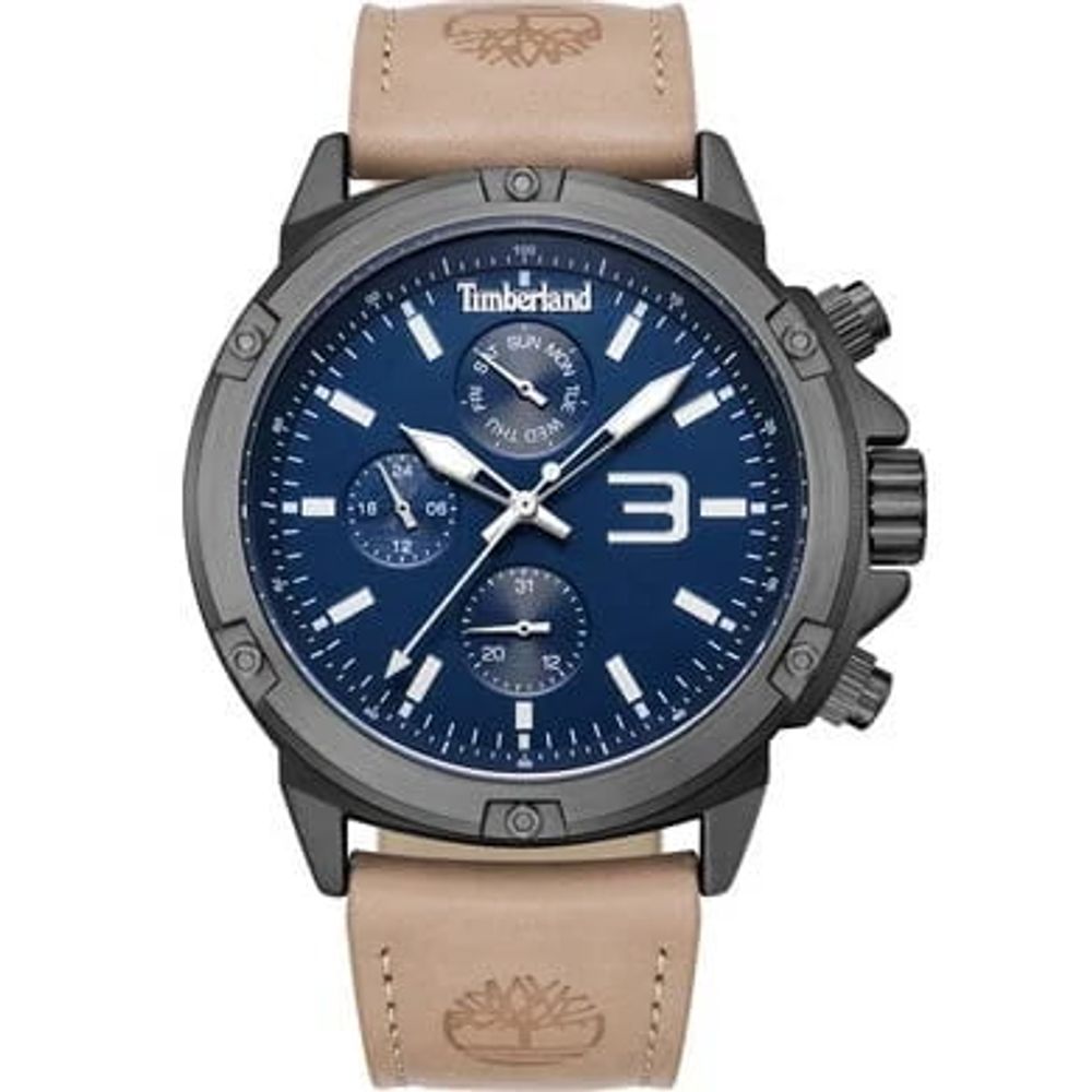 Timberland Beige Leather Watch