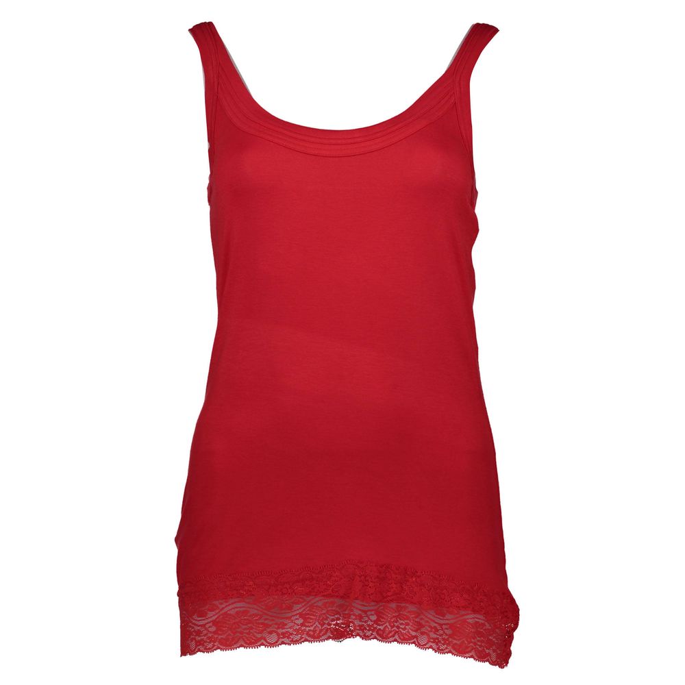 Silvian Heach Red Cotton Women Top