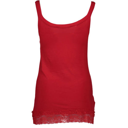 Silvian Heach Red Cotton Women Top