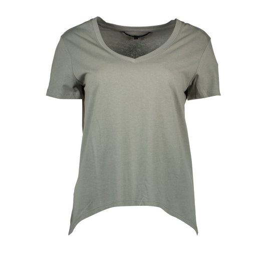 Silvian Heach Green Cotton Women T-Shirt