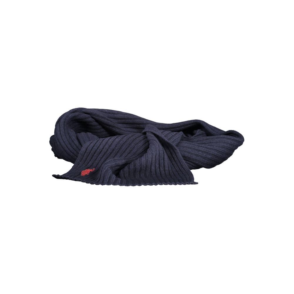 U.S. POLO ASSN. Blue Wool Men Scarf