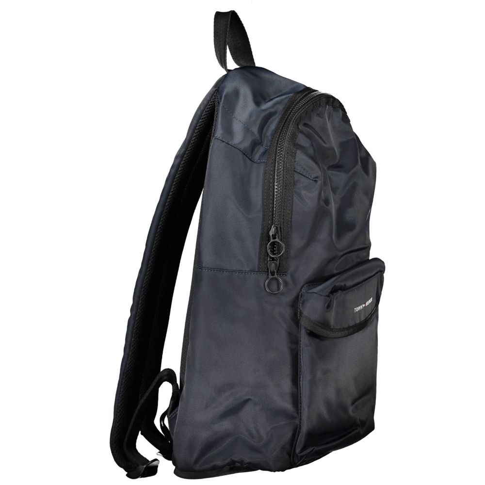 Tommy Hilfiger Blue Polyester Men Backpack