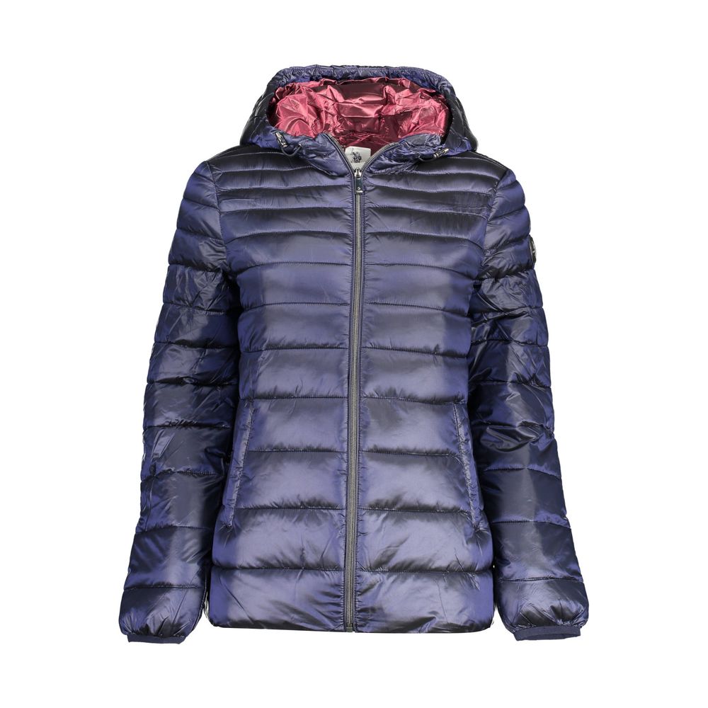 U.S. POLO ASSN. Blue Nylon Women Jacket