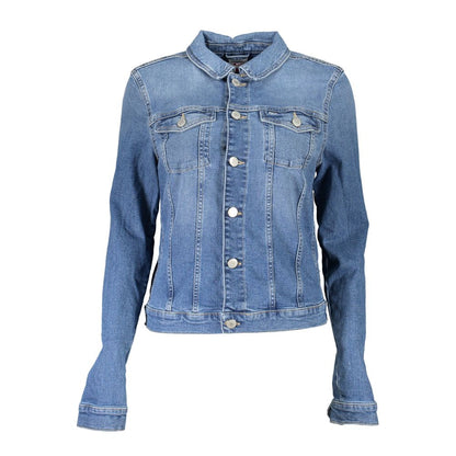 Tommy Hilfiger Blue Cotton Women Jacket