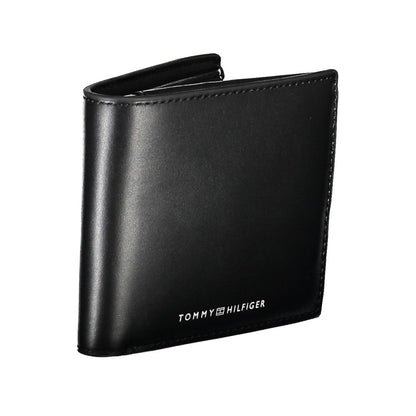 Tommy Hilfiger Black Leather Men Wallet