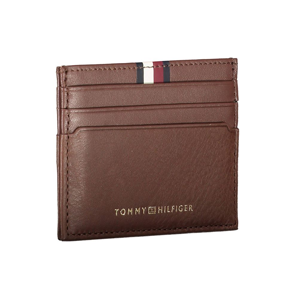 Tommy Hilfiger Brown Leather Men Wallet