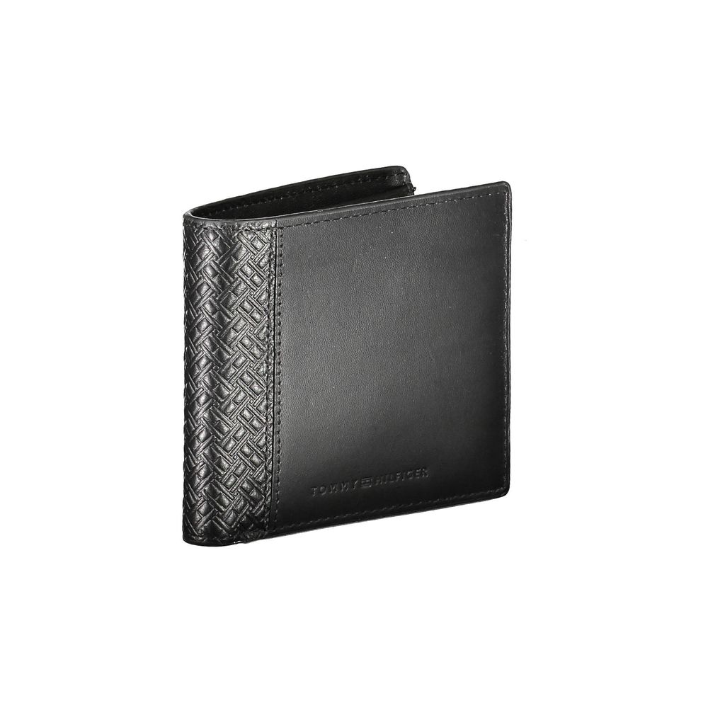 Tommy Hilfiger Black Leather Men Wallet