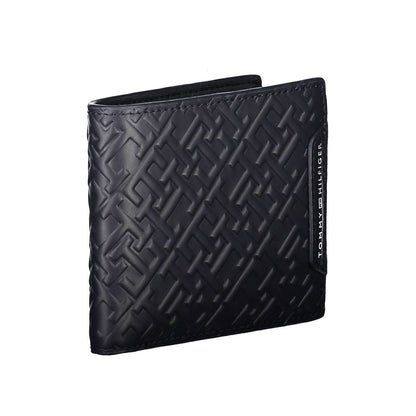 Tommy Hilfiger Blue Leather Men Wallet