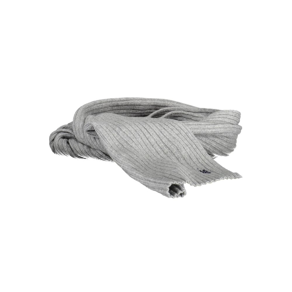 U.S. POLO ASSN. Gray Wool Men Scarf