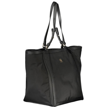 Tommy Hilfiger Black Polyester Handbag