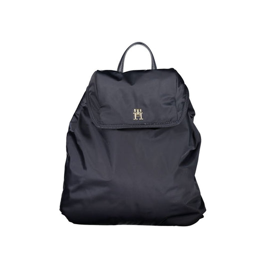 Tommy Hilfiger Blue Polyester Women Backpack