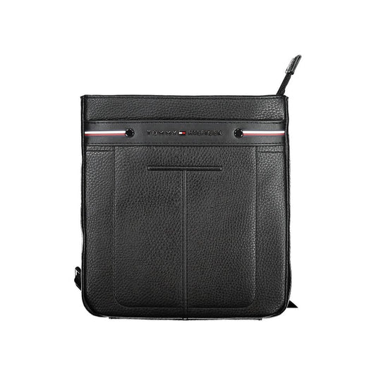 Tommy Hilfiger Black Polyethylene Men Shoulder Bag