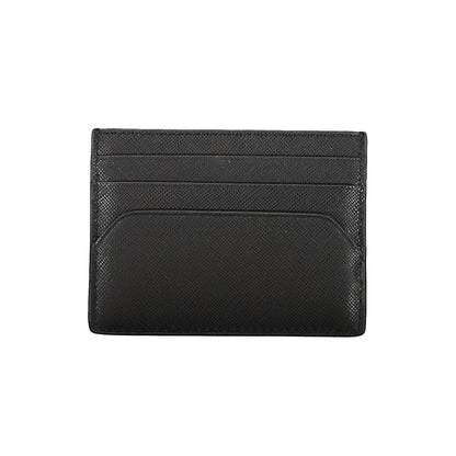 Tommy Hilfiger Black Leather Men Wallet