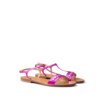 Salvatore Ferragamo Elegant Purple Summer Sandals