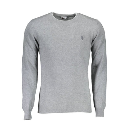 U.S. POLO ASSN. Gray Wool Men Sweater