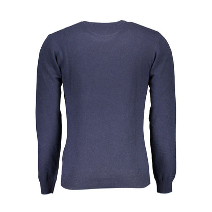 U.S. POLO ASSN. Blue Wool Men Sweater