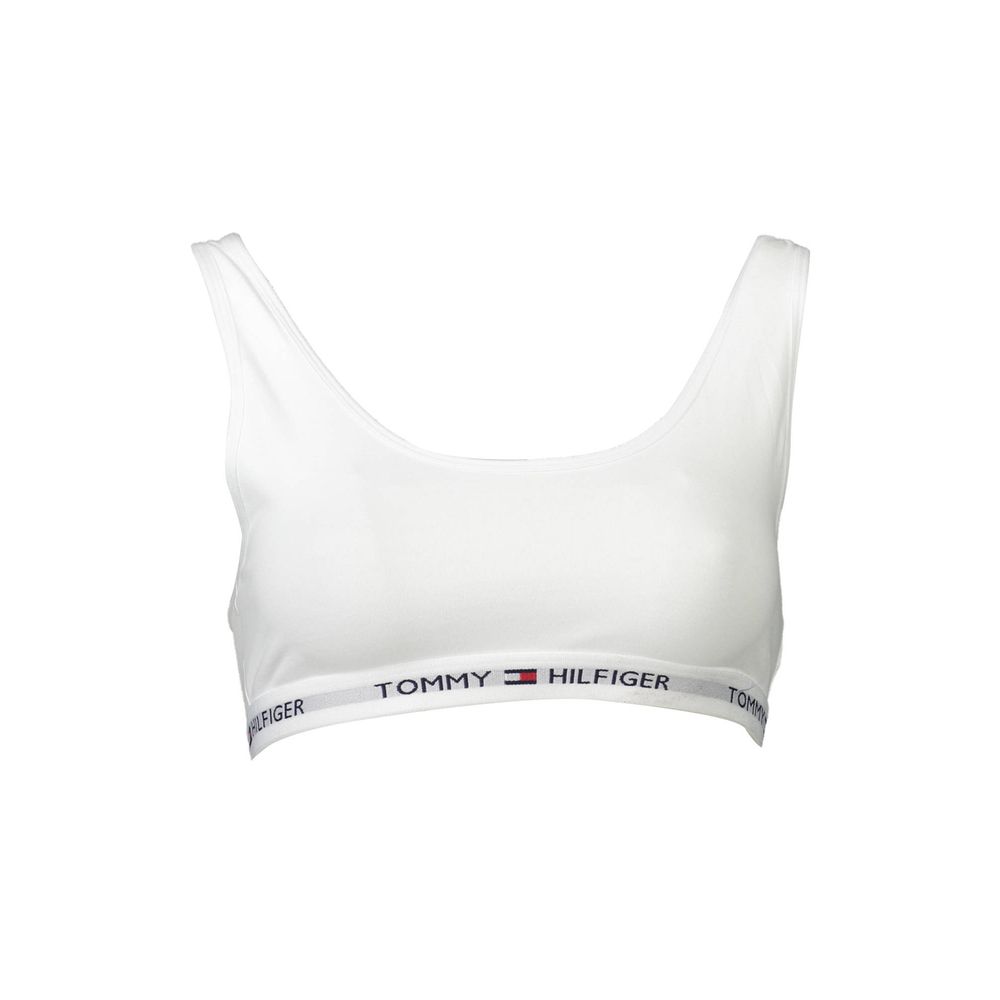 Tommy Hilfiger White Cotton Women Sports Bra