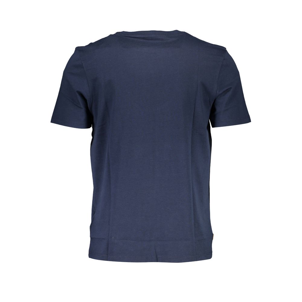 Timberland Blue Cotton Men T-Shirt