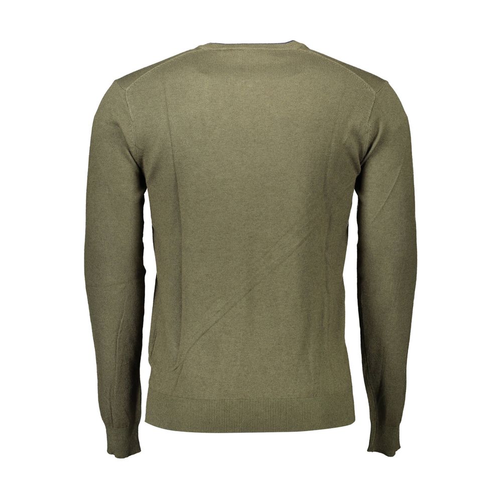 U.S. POLO ASSN. Green Viscose Men Sweater