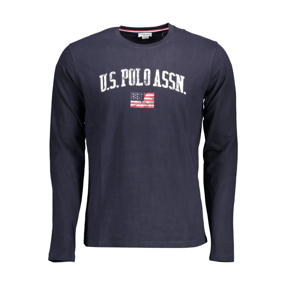 U.S. POLO ASSN. Blue Cotton Men T-Shirt