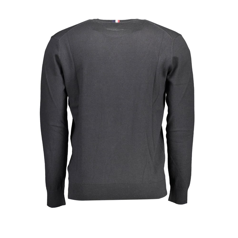 U.S. POLO ASSN. Black Cotton Men Sweater