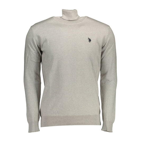 U.S. POLO ASSN. Gray Cotton Men Sweater