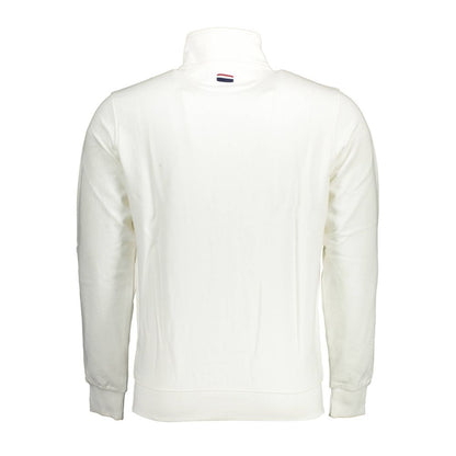 U.S. POLO ASSN. White Cotton Men Sweater