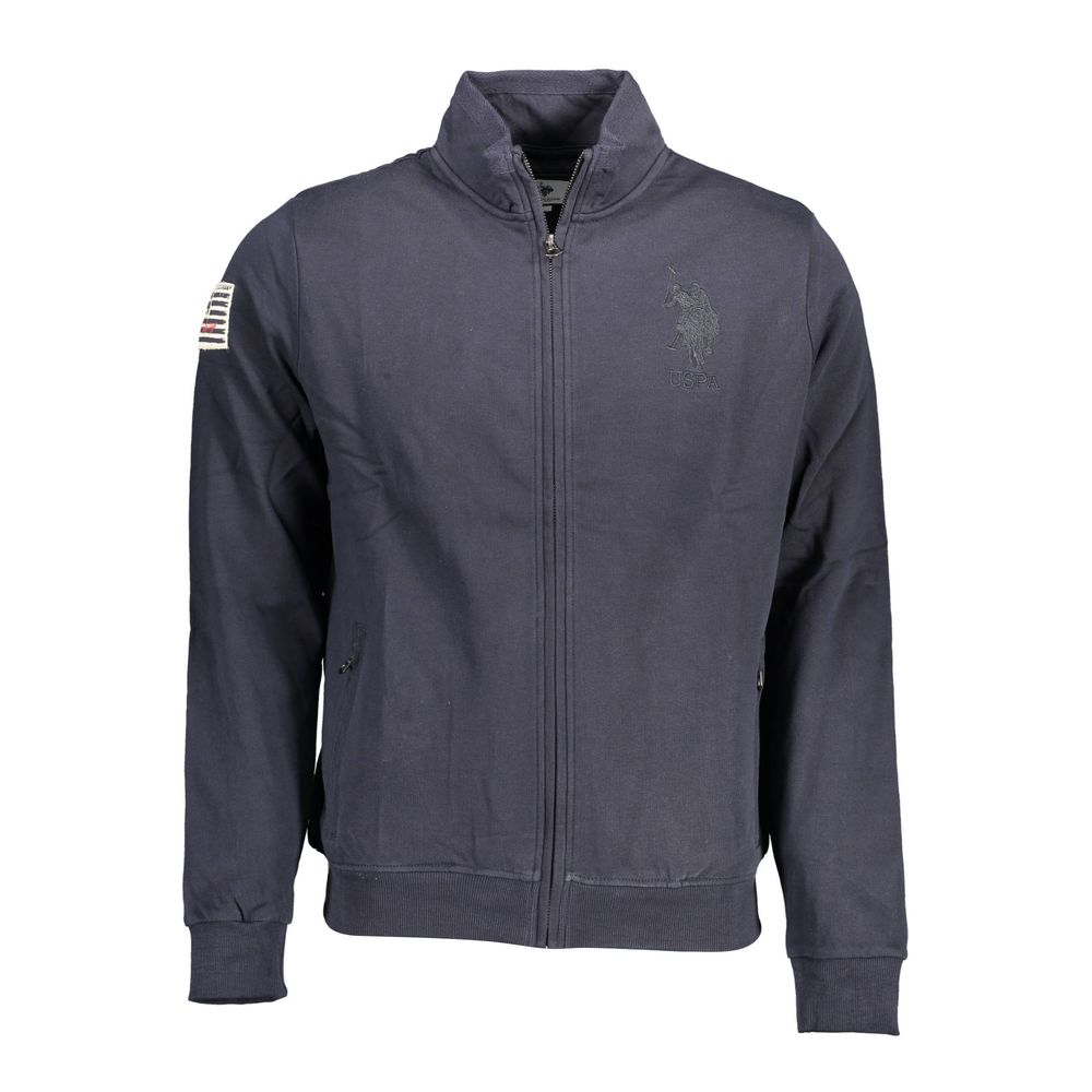 U.S. POLO ASSN. Blue Cotton Men Sweater