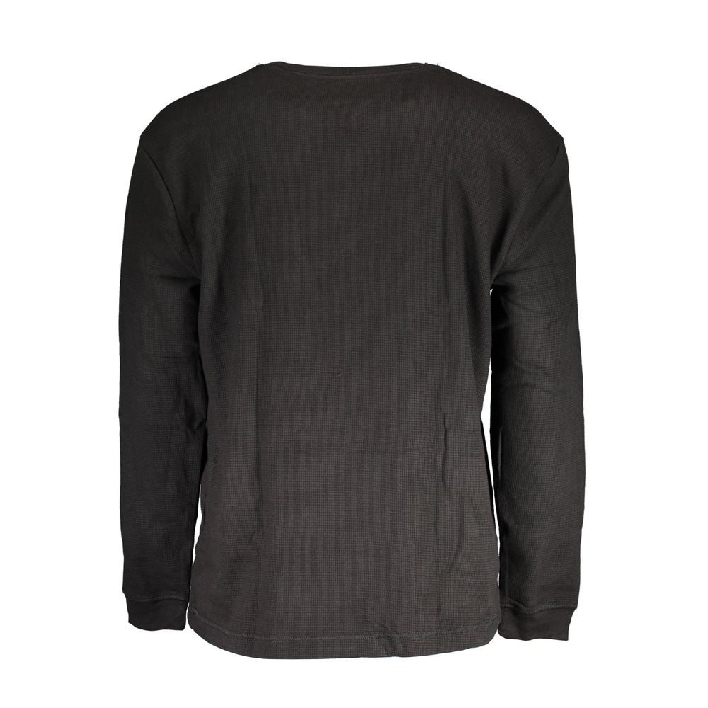 Tommy Hilfiger Black Cotton Men Sweater