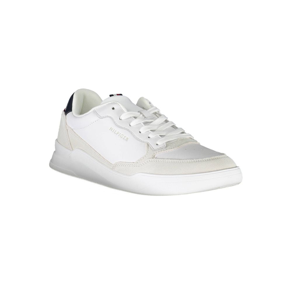 Tommy Hilfiger White Leather Men Sneaker