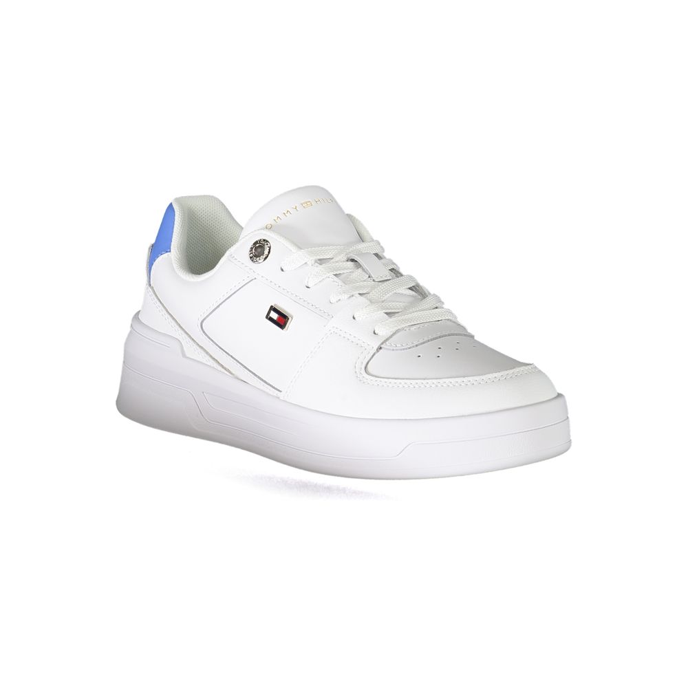 Tommy Hilfiger White Polyester Sneaker