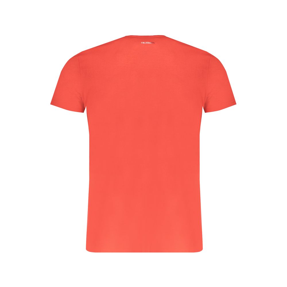 Trussardi Red Cotton T-Shirt