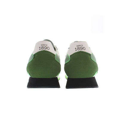 U.S. POLO ASSN. Green Polyester Men Sneaker