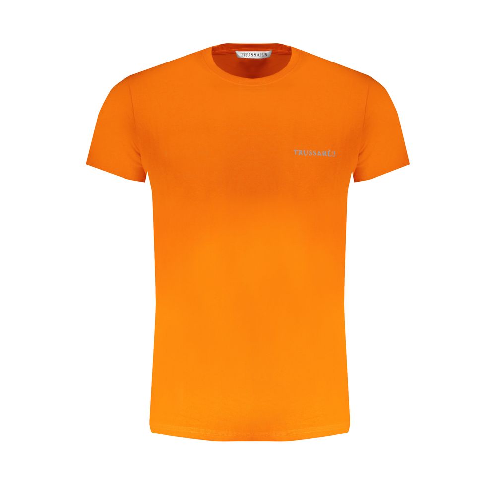 Trussardi Orange Cotton T-Shirt