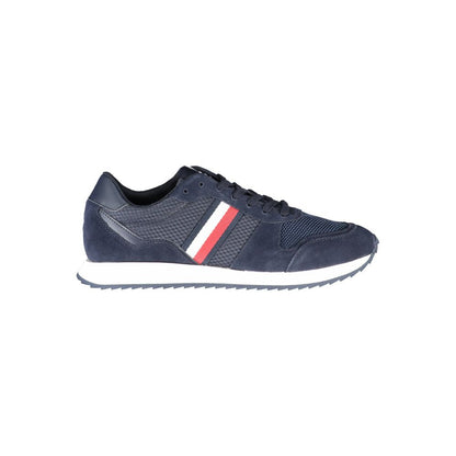 Tommy Hilfiger Blue Polyester Men Sneaker