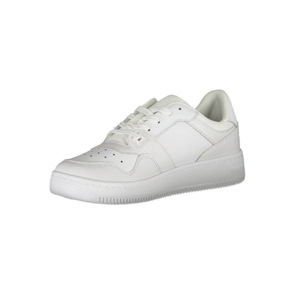 Tommy Hilfiger White Polyester Women Sneaker