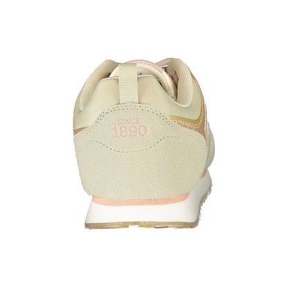 U.S. POLO ASSN. Beige Polyester Sneaker