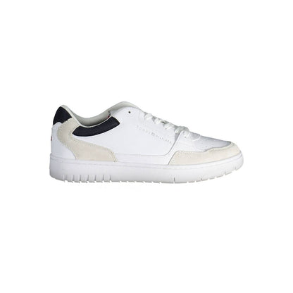 Tommy Hilfiger White Leather Men Sneaker