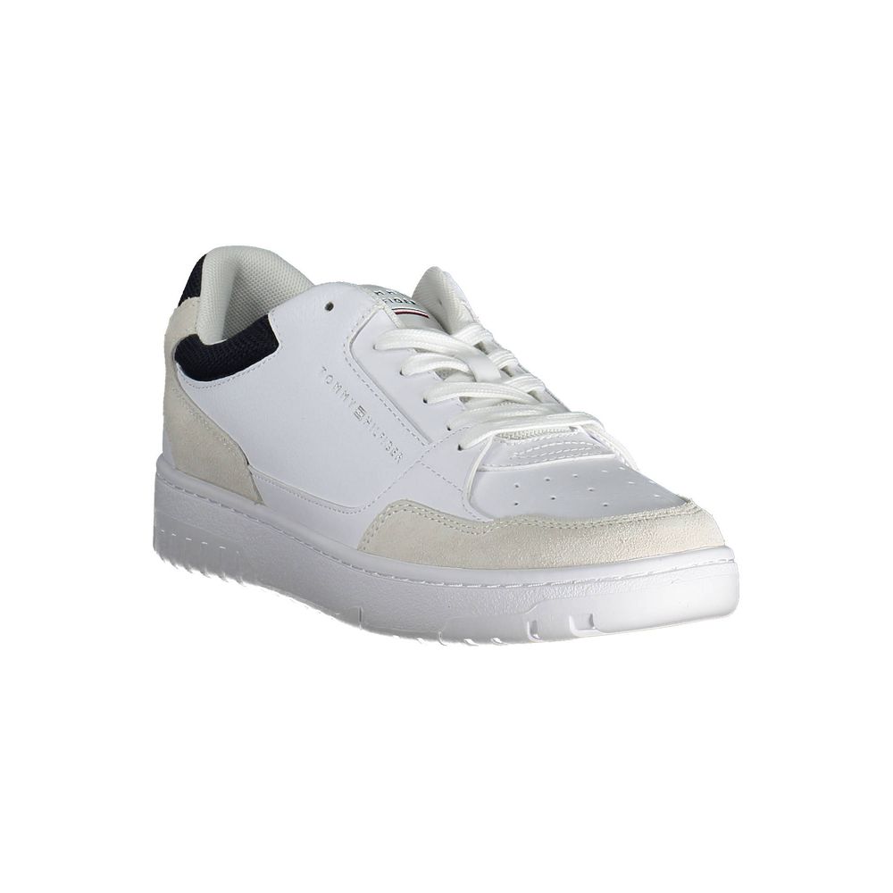 Tommy Hilfiger White Leather Men Sneaker