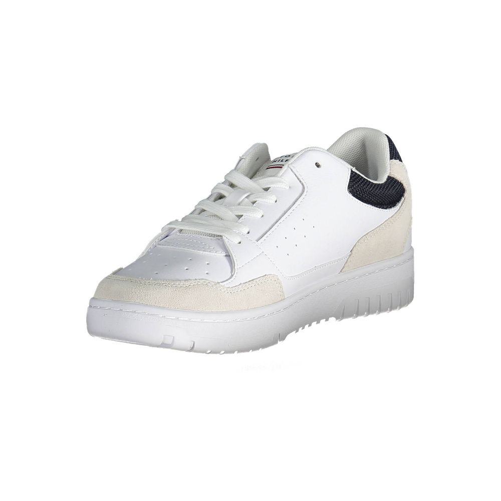 Tommy Hilfiger White Leather Men Sneaker