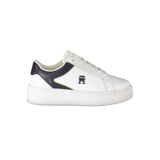 Tommy Hilfiger White Polyester Sneaker