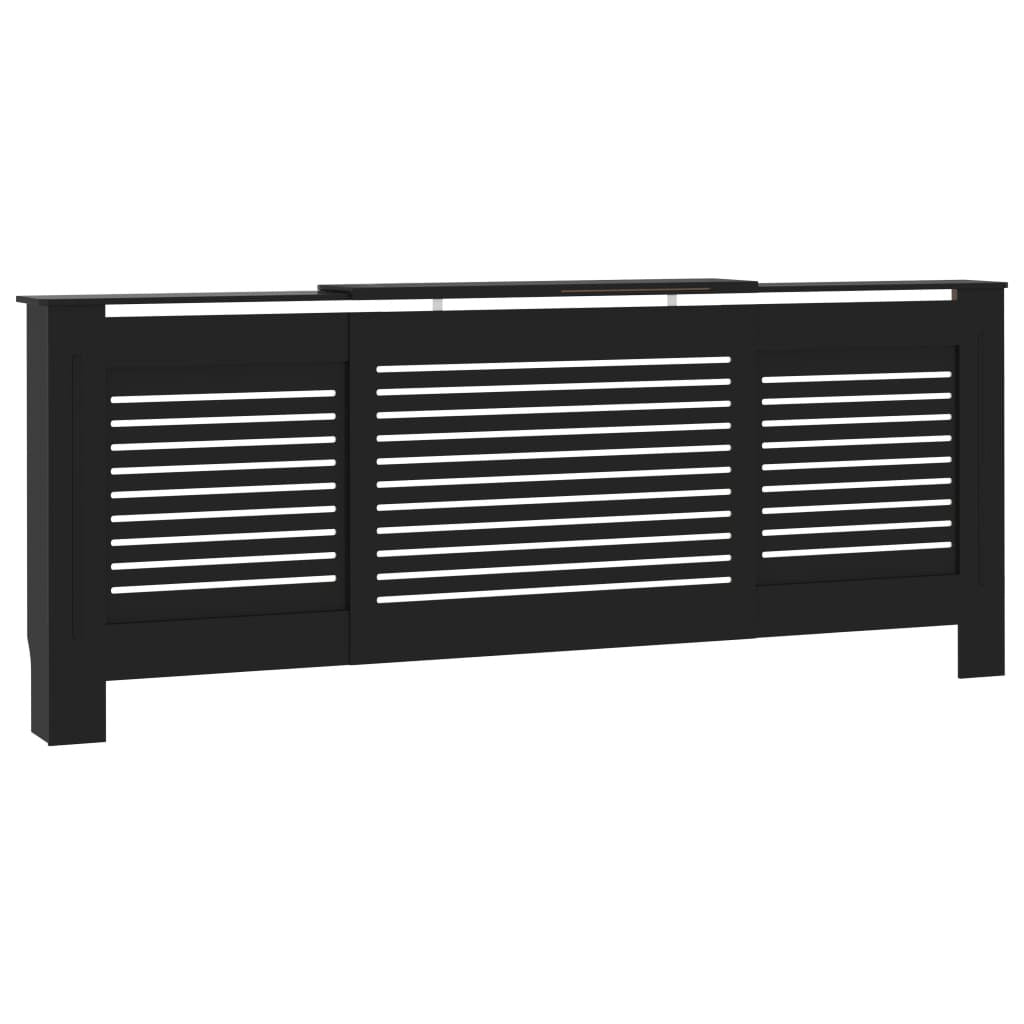 MDF Radiator Cover Black 80.7"