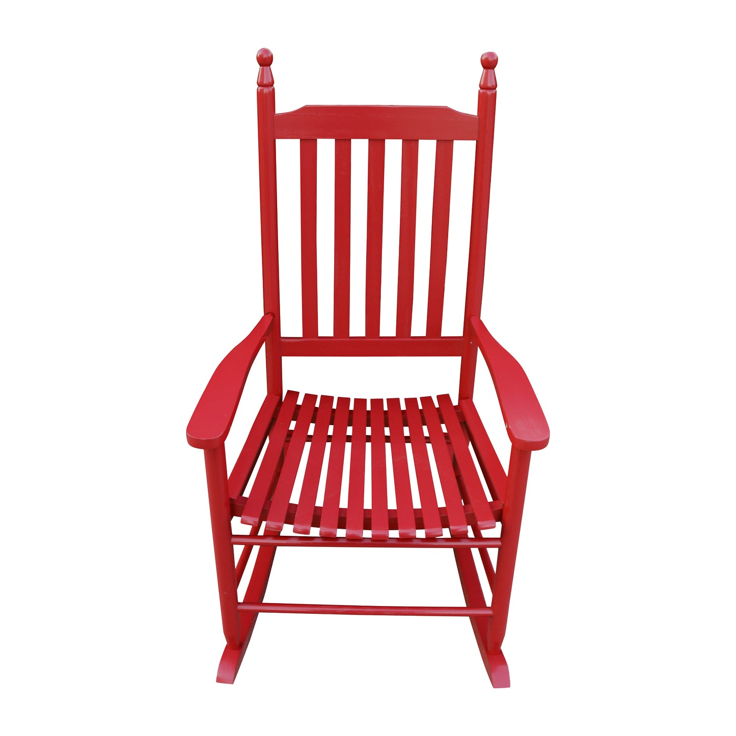 wooden porch rocker chair Red