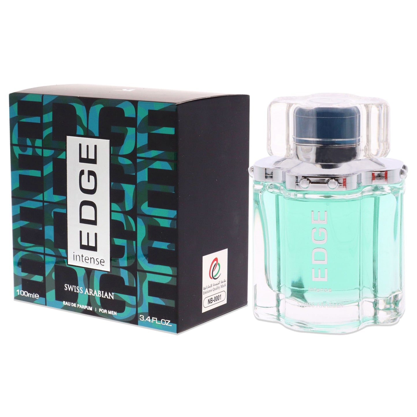 EDGE Intense by Swiss Arabian for Men - 3.4 oz EDP Spray