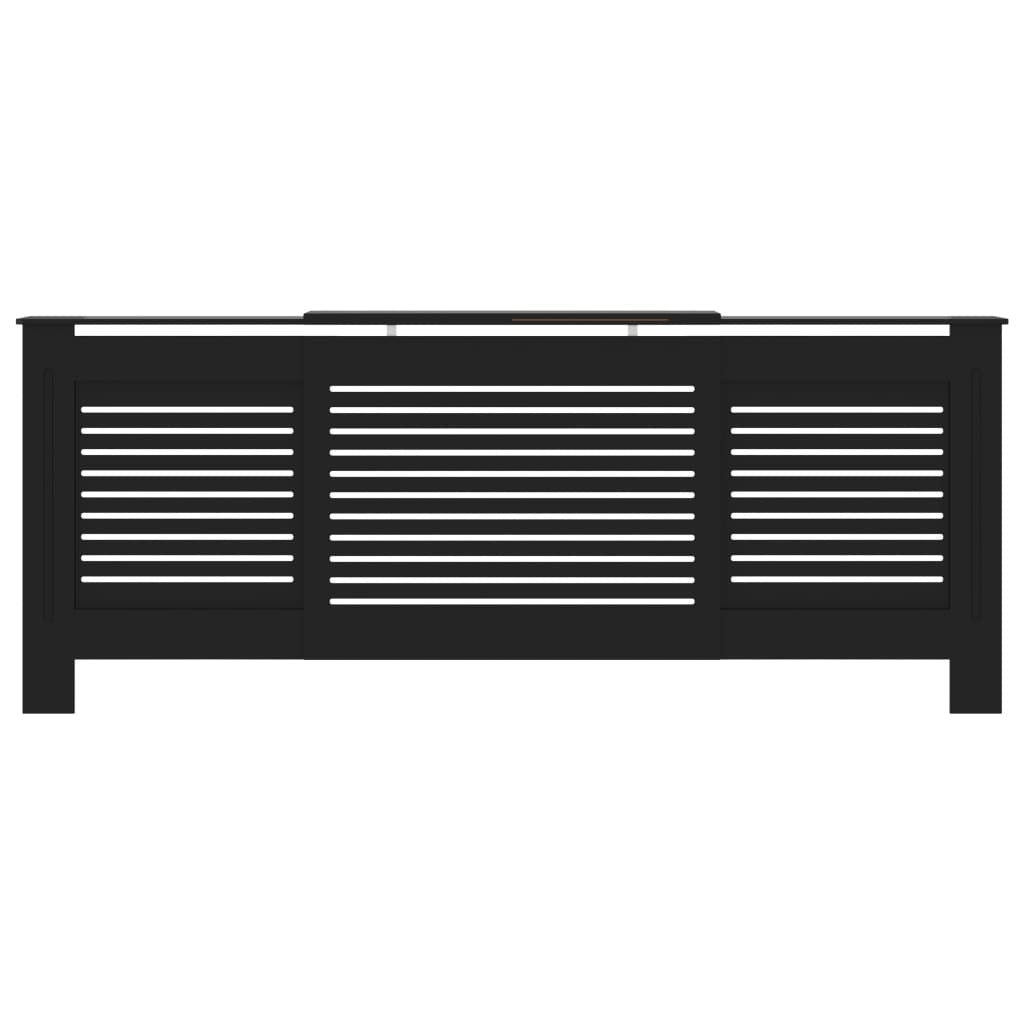 MDF Radiator Cover Black 80.7"