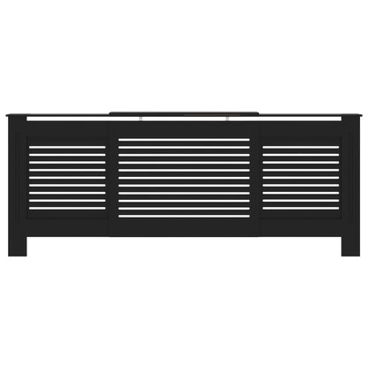 MDF Radiator Cover Black 80.7"