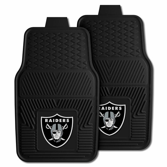 NFL - Las Vegas Raiders 2-pc Vinyl Car Mats 17"x27"